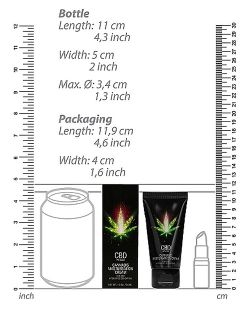 Pharmquests CBD Cannabis - Krem masturbacyjny dla kobiet 50 ml