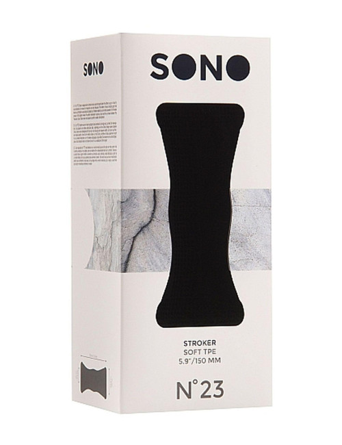 Sono Nr 23 - Czarny masturbator męski (Stroker)