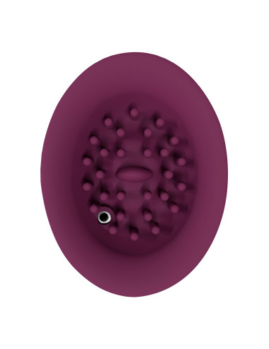 Twitch 3 - Rechargeable Vibrator & Suction - Silicone - 10 Speed - Burgundy
