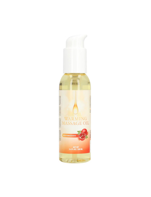 Warming Massage Oil with Pommegranate - 3.4 fl oz / 100 ml