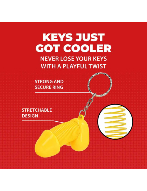 Super Dicky - Keychain - Yellow