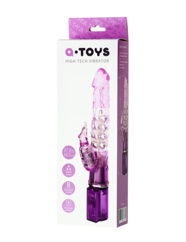 A-TOYS, Vibrator, 14 cm, 8 modes, TPE, ABS-plastic