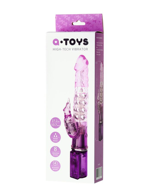 A-TOYS, Vibrator, 14 cm, 8 modes, TPE, ABS-plastic