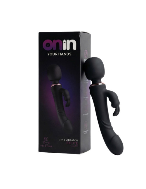Rabbit vibrator - black