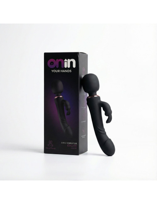 Rabbit vibrator - black