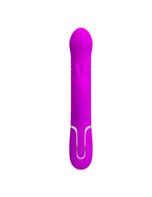 PRETTY LOVE - Coale Twinkled Tenderness Purple, 7 vibration functions 4 rotation functions 4 thrusting settings