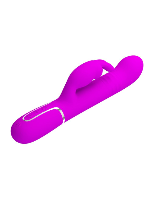 PRETTY LOVE - Coale Twinkled Tenderness Purple, 7 vibration functions 4 rotation functions 4 thrusting settings