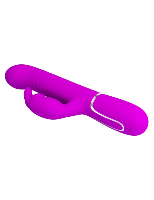 PRETTY LOVE - Coale Twinkled Tenderness Purple, 7 vibration functions 4 rotation functions 4 thrusting settings