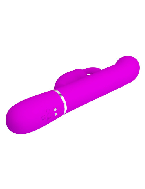 PRETTY LOVE - Coale Twinkled Tenderness Purple, 7 vibration functions 4 rotation functions 4 thrusting settings