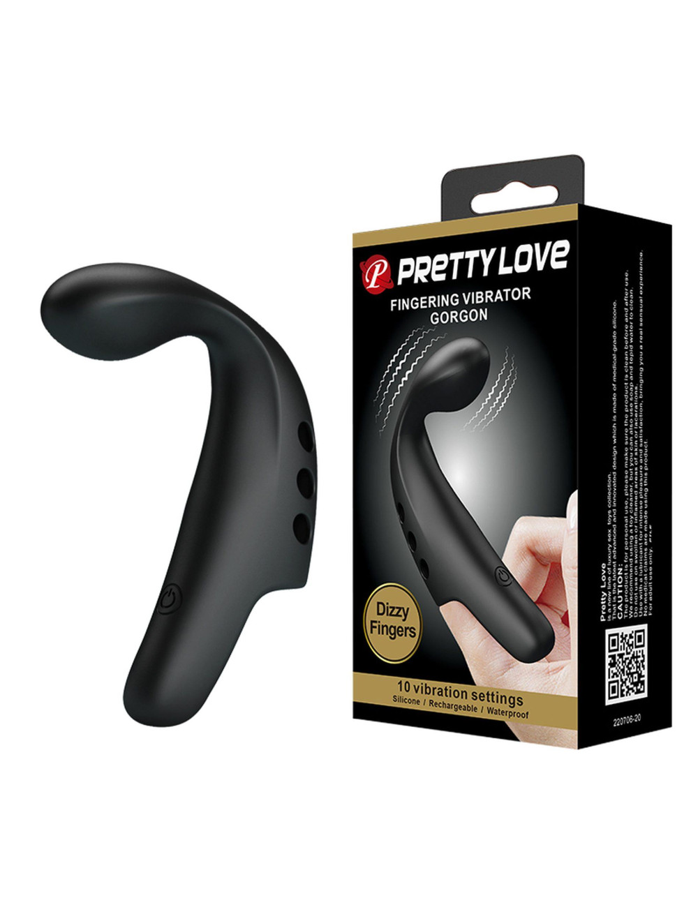 PRETTY LOVE - FINGERING VIBRATOR GORGON, 10 vibration functions