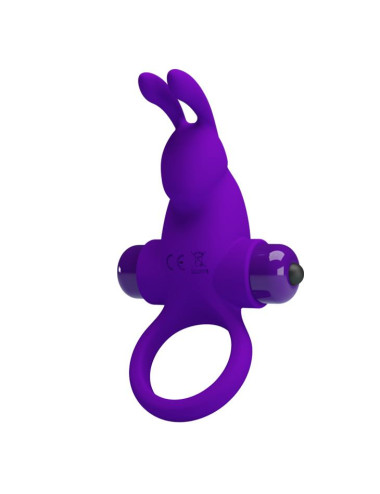 PRETTY LOVE - VIBRANT PENIS RING I Purple