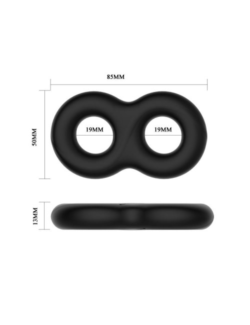Crazy Bull Super Soft Silicone Ring - Elastyczny pierścień erekcyjny