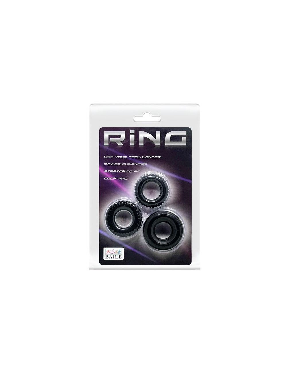 BAILE- THREE COCK RINGS SETS