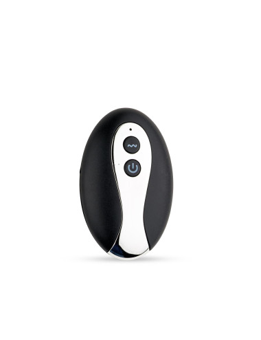 Metal Butt Plug L Vibrator USB - Remote Control