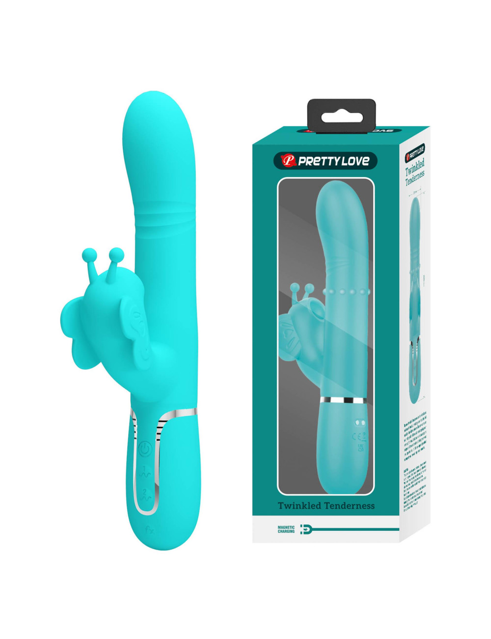 Pretty Love Twinkled Tenderness Turquoise – Rabbit Vibrator