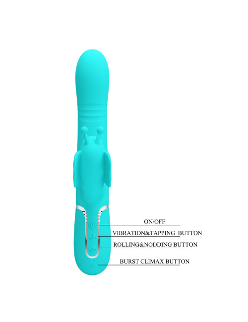 Pretty Love Twinkled Tenderness Turquoise – Rabbit Vibrator