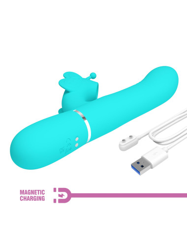 Pretty Love Twinkled Tenderness Turquoise – Rabbit Vibrator