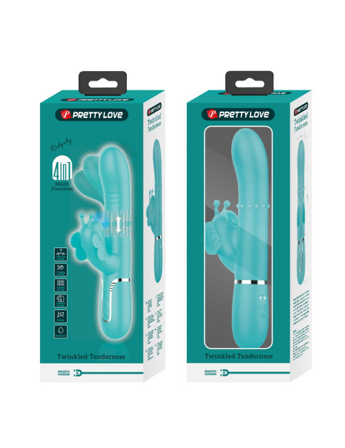Pretty Love Twinkled Tenderness Turquoise – Rabbit Vibrator