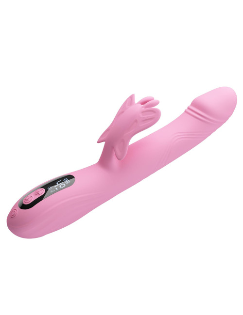 Pretty Love Bella Pink – Butterfly Rabbit Vibrator