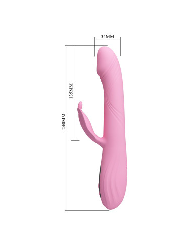 Pretty Love Bella Pink – Butterfly Rabbit Vibrator
