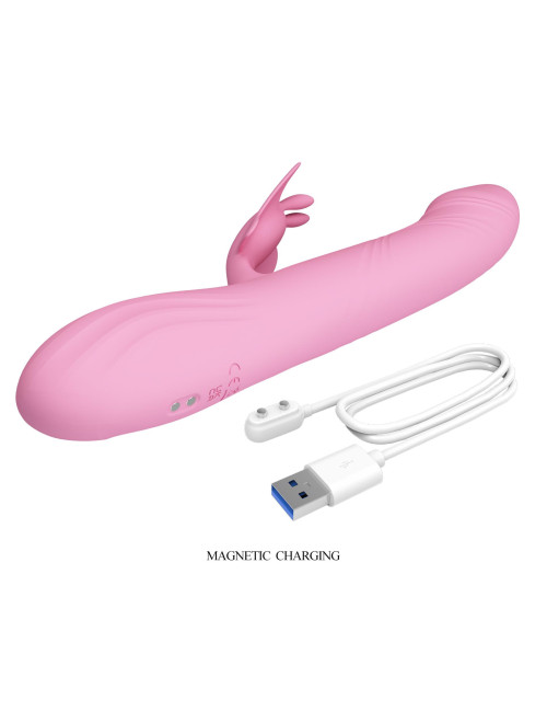 Pretty Love Bella Pink – Butterfly Rabbit Vibrator