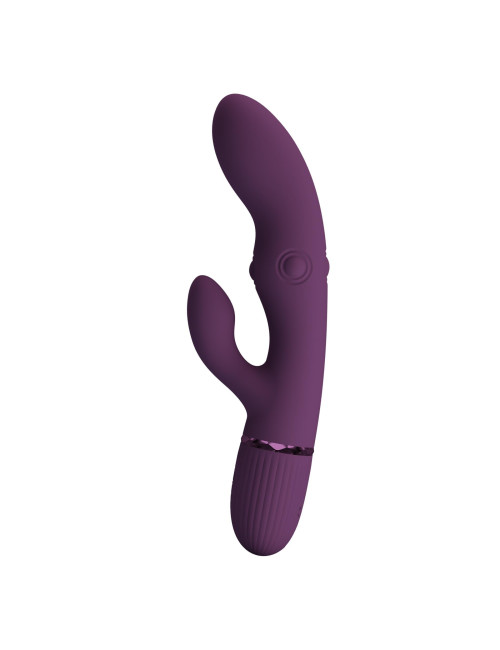 Pretty Love Zach Purple – Four-Sided Thumping Rabbit Vibrator