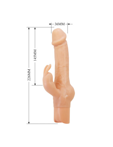 Pretty Love Ellison Flesh – Rabbit Realistic Vibrator