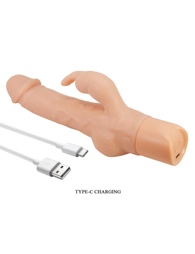 Pretty Love Ellison Flesh – Rabbit Realistic Vibrator