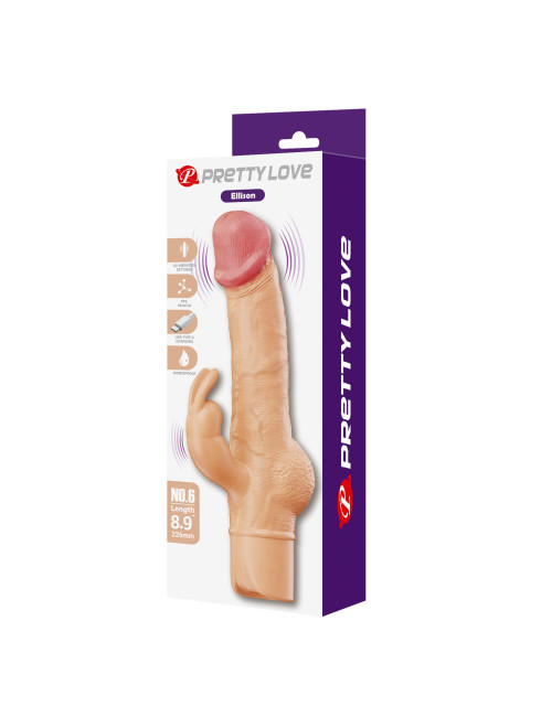 Pretty Love Ellison Flesh – Rabbit Realistic Vibrator