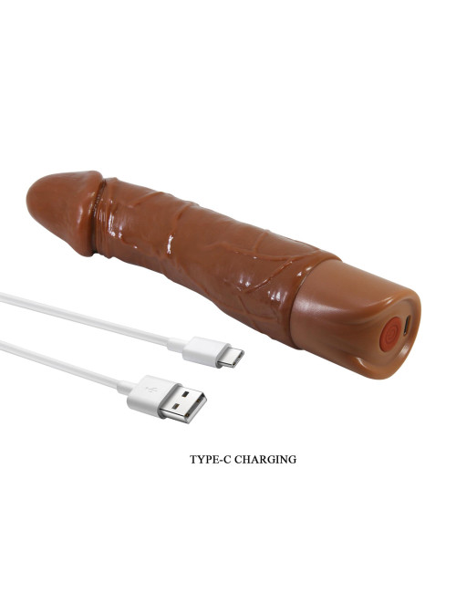 Pretty Love Jermaine Brown – Realistic Vibrating Dildo 7.7"