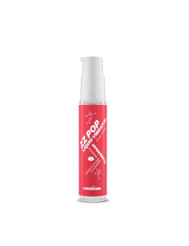 CRUSHIOUS ZZ POP LIQUID VIBRATOR STRAWBERRY AROMA 10ML