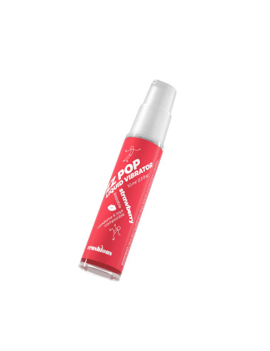 CRUSHIOUS ZZ POP LIQUID VIBRATOR STRAWBERRY AROMA 10ML
