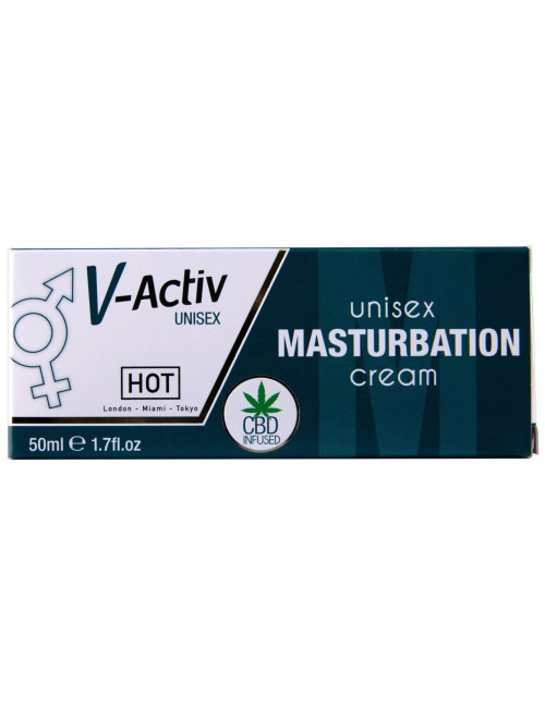 HOT V-Activ Masturbation Cream - CBD unisex 50ml