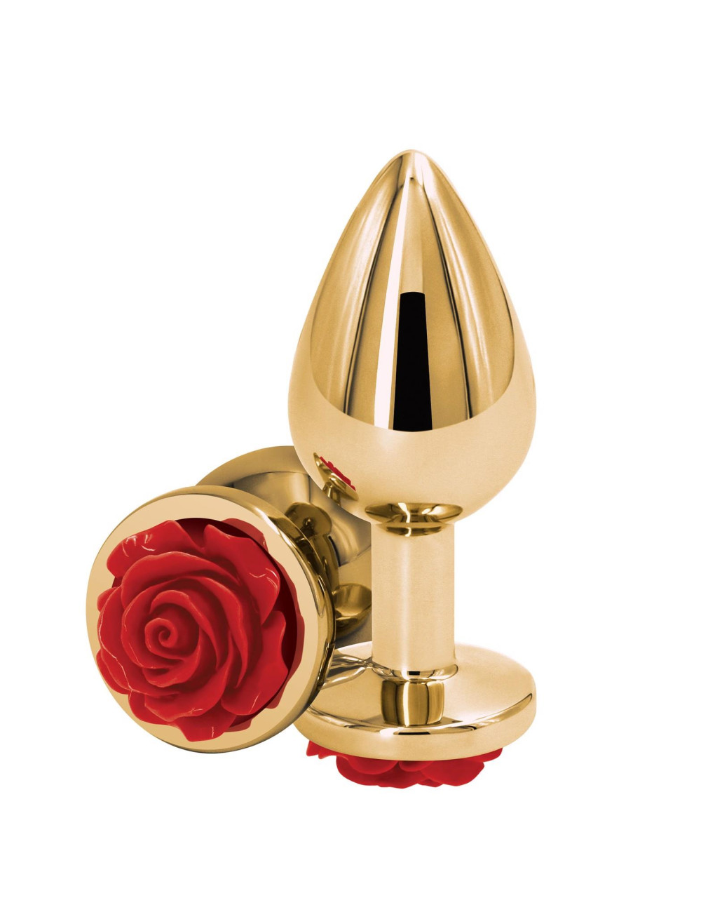 Rose Buttplug Medium Red