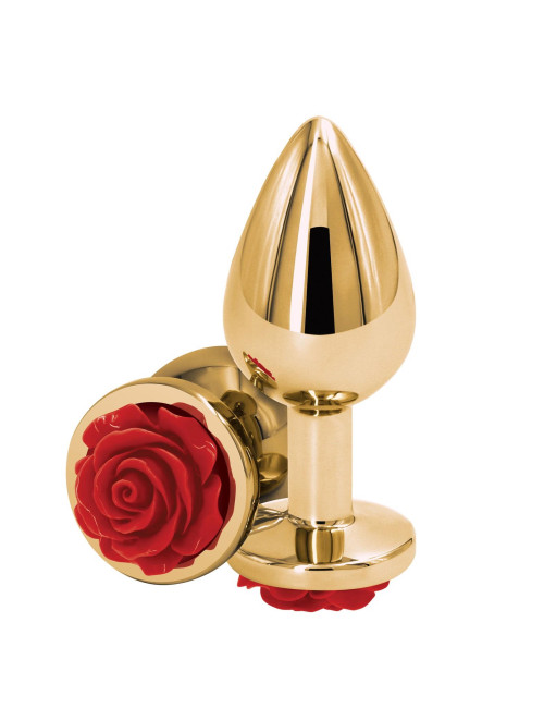 Rose Buttplug Medium Red