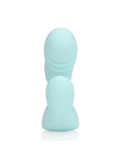 Loveline - Niebieski silikonowy wibrator 3 w 1