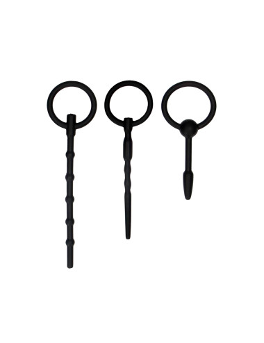 Ouch! Zestaw metalowych zatyczek cewkowych Urethral Sounding