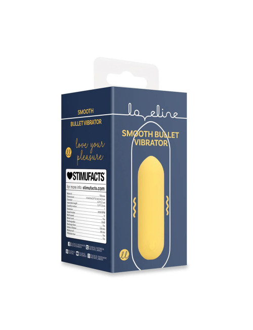 Smooth Bullet Vibrator - Sunpac Yellow
