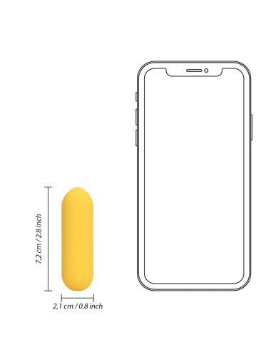 Smooth Bullet Vibrator - Sunpac Yellow