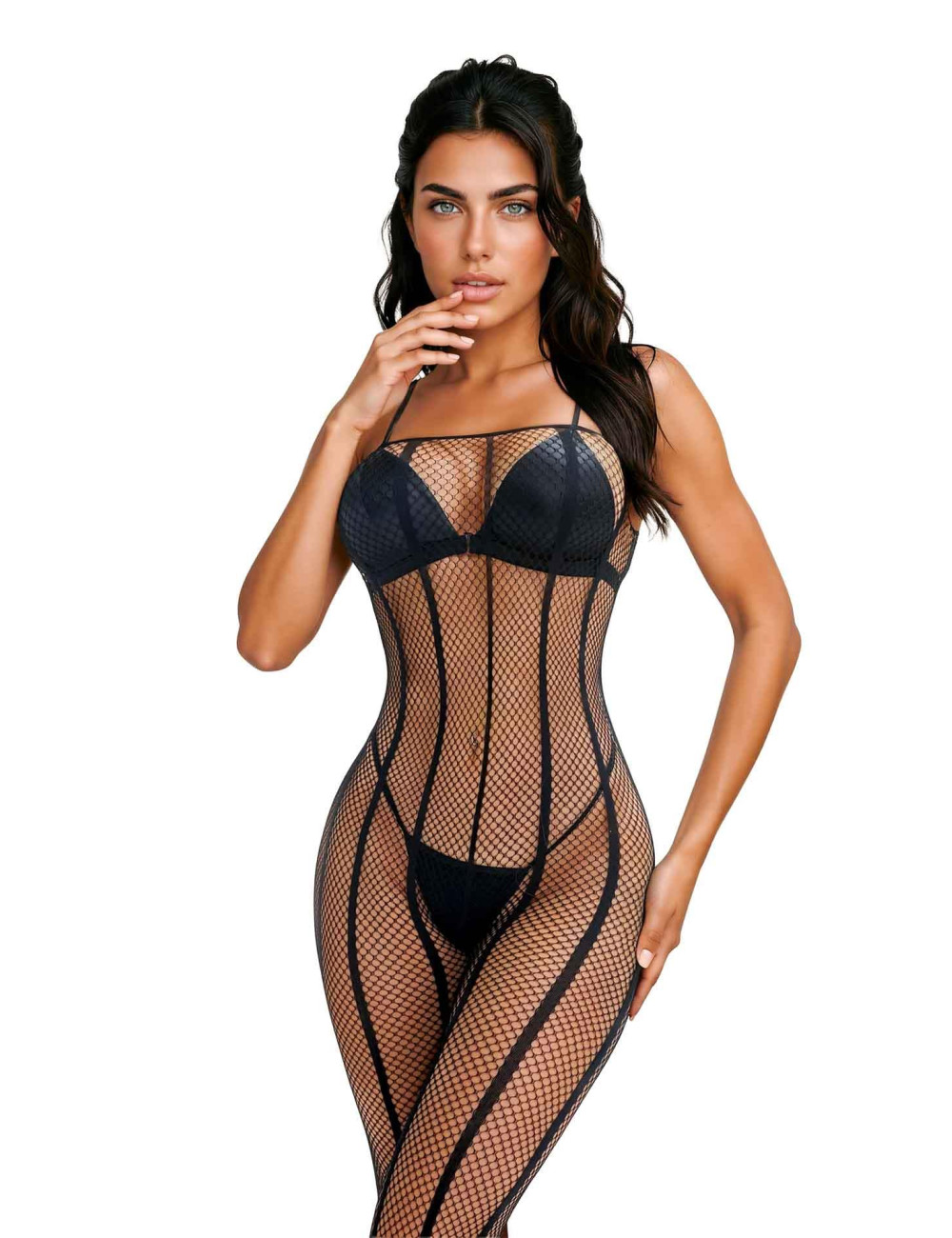 SoftLine Collection Bodystocking 214088 Czarne