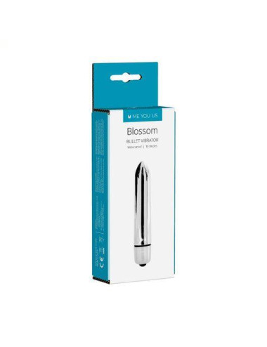 Wibrator- Me You Us Blossom 10 Mode Bullet Vibrator Silver