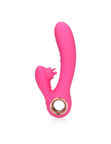 Tongue Flickering and Heating Rabbit Vibrator