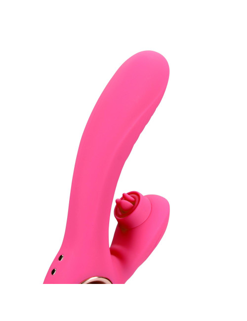 Tongue Flickering and Heating Rabbit Vibrator