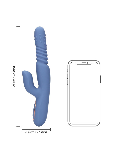 Rotating Beads and Thrusting Rabbit Vibrator