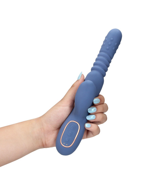 Rotating Beads and Thrusting Rabbit Vibrator