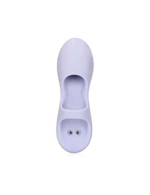 Loveline Silicone Finger Vibrator - Fioletowy