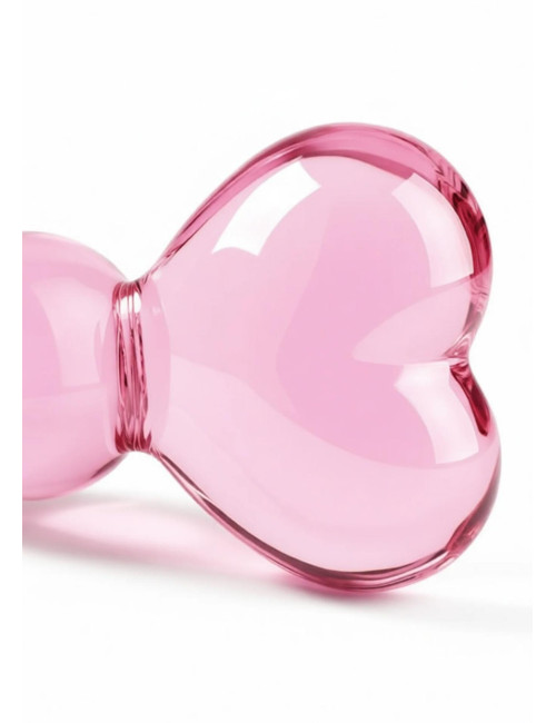 Crystal Heart Anal Dildo