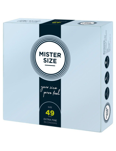 Mister Size 49mm pack of 36