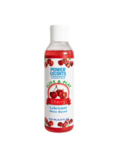 Power Escorts - DR08 - Cherry Water-Based Lubricant 200ml – Slide & Play Personal Lube