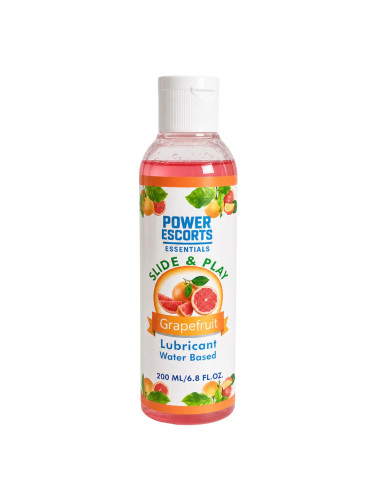 Power Escorts - DR14 - Grape Fruit Water-Based Lubricant 200ml – Slide & Play Personal Lube